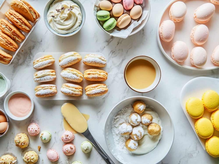 Ciasta parzone i makaroniki